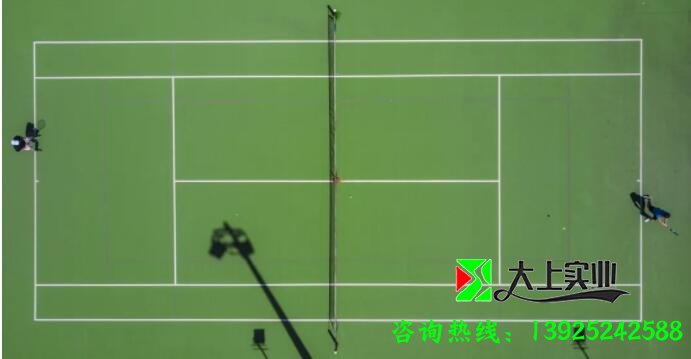 標準網球場尺寸、面積、畫線、地面材料說明