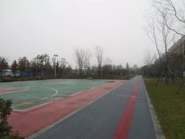 如泰運河北側（文江橋-張陳村）健身步道、籃球場