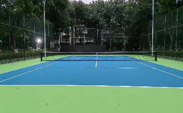 松山湖網球場施工工程